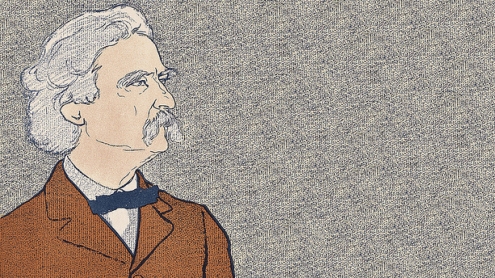 Mark Twain por Boston Public Library