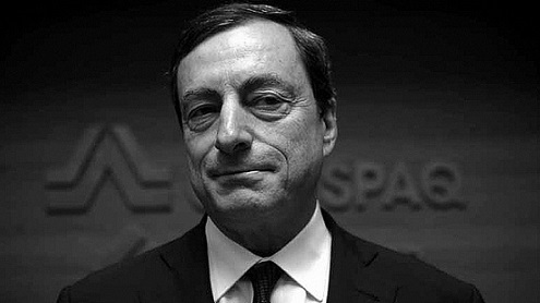 Mario Draghi por Ondrej Kloucek