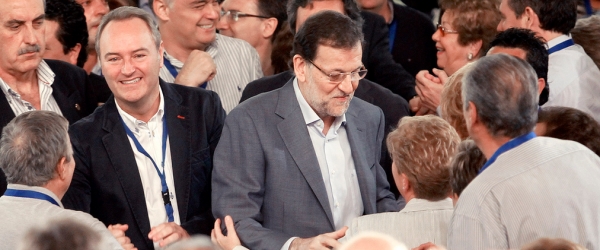 Mariano Rajoy Alberto Fabra por Partido Popular Comunitat Valenciana