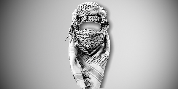 Pañuelo palestino Kufiyya por Olga Berrios