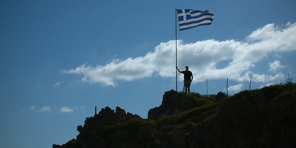 Bandera griega por Tim Dobbelaere