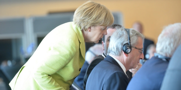 Juncker y Merkel por European Peoples Party