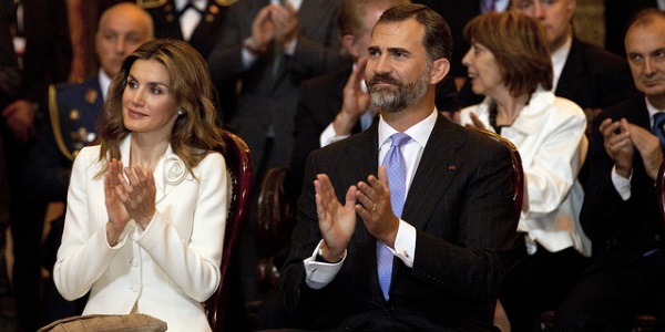 Rey Felipe y Reina Letizia por cancilleria de Ecuador