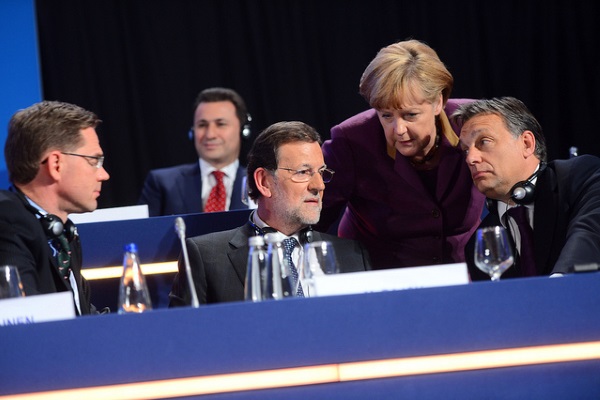 Merkel y Rajoy por European Peoples Party